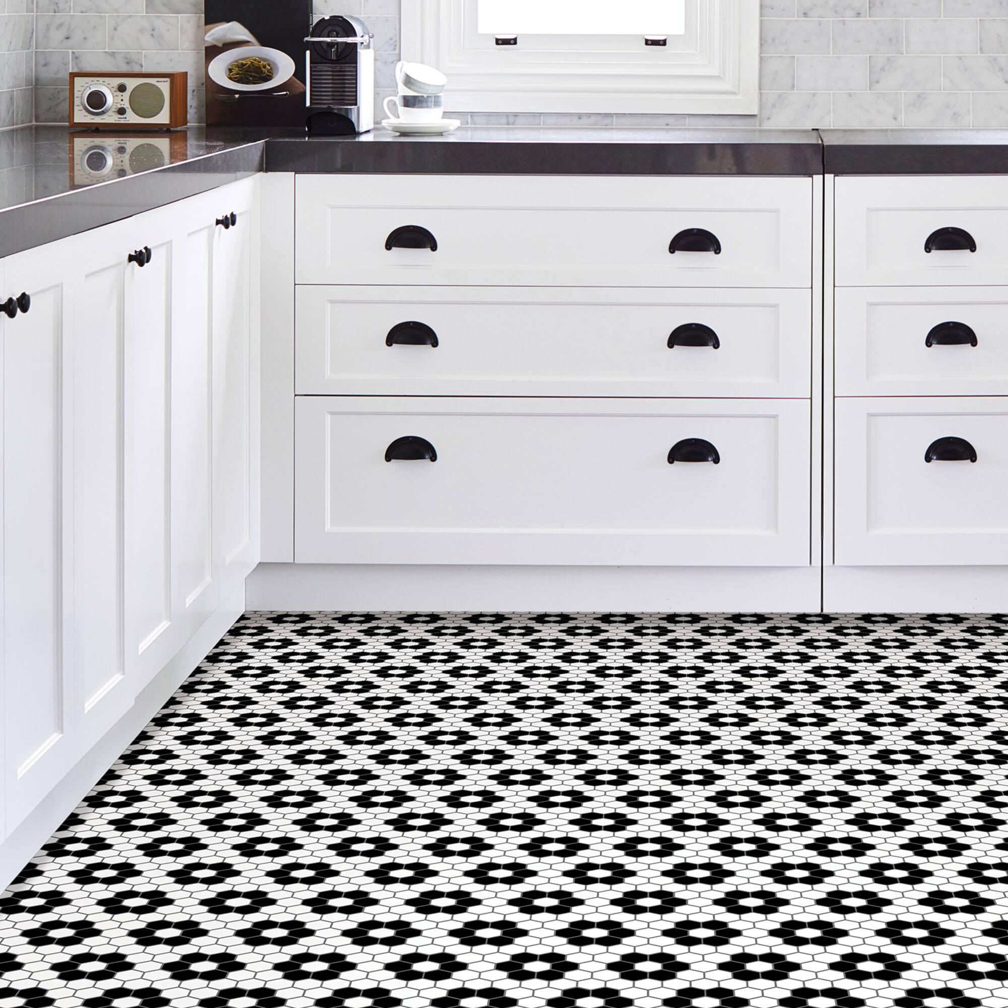 FloorPops Biscotto Peel & Stick Floor Tiles
